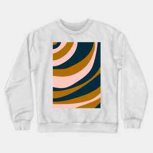 Curved stripes I Crewneck Sweatshirt